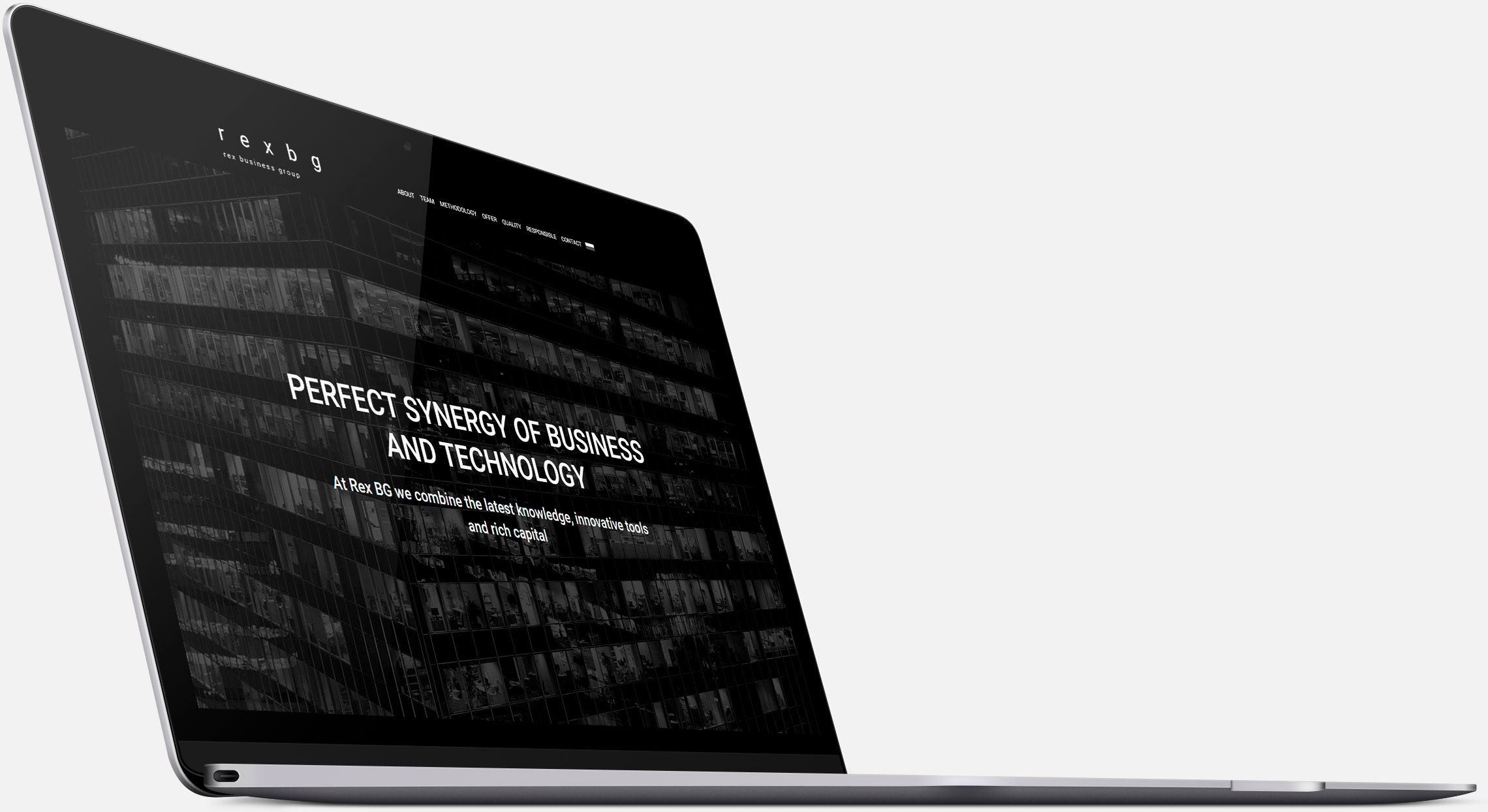 Strona internetowa Rex BG w&nbsp;wersji na&nbsp;urządzenia desktopowe